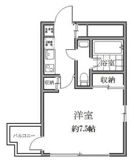プレール・ドゥーク日本橋リバーサイド【5階】の間取り