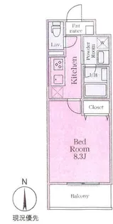 ルナピエーナ新横浜【3階】の間取り