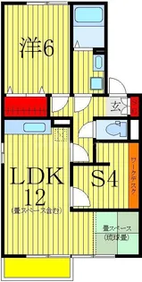 ピュアタウン南逆井C【1階】の間取り