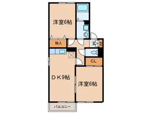 アスプロA【1階】の間取り