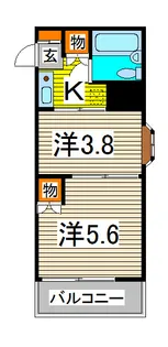 ホーユウコンフォルト西川口【7階】の間取り