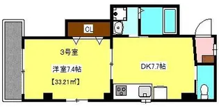 サンコート津田沼【2階】の間取り