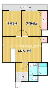 中村マンション【3階】の間取り