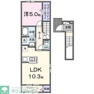 サン・フィオーレ III【2階】の間取り