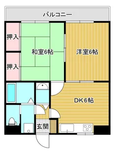 ハイム華【2階】の間取り