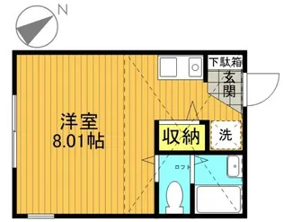 サンヒルズ上星川【1階】の間取り