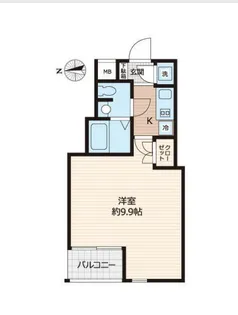 Beverly Homes 赤塚公園II【4階】の間取り