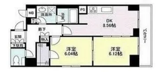 アイム白金高輪【5階】の間取り