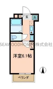 ブランドゥブラン【1階】の間取り