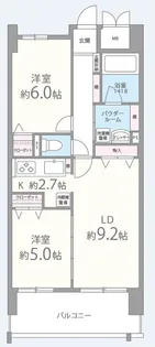 ラフィーネレジデンス【8階】の間取り