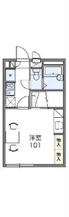 レオパレスピエスト【1階】の間取り