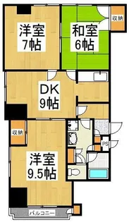 ベルメゾン元町【2階】の間取り