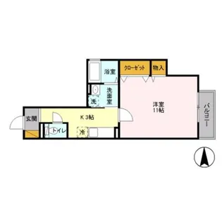 コトー・タカイチ【1階】の間取り