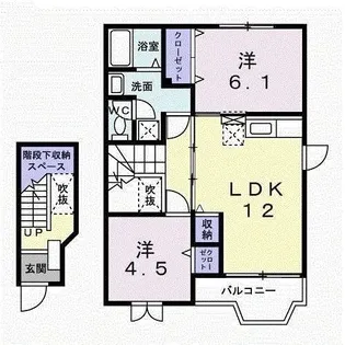 プレジール【2階】の間取り