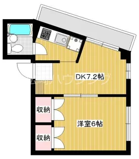 パークサイド天野【3階】の間取り