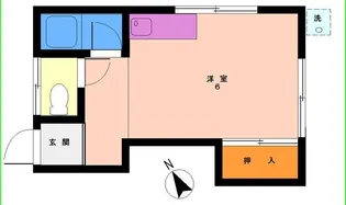 こしじ荘【2階】の間取り