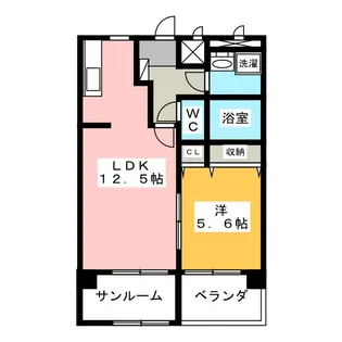 Takara Mansion【6階】の間取り