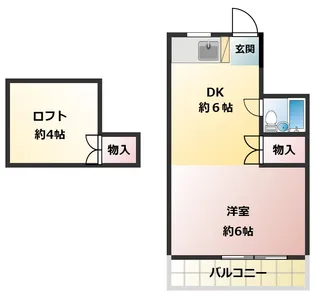 ヴェルディ弘明寺B【2階】の間取り