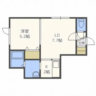 アークタウン麻生東I【2階】の間取り