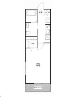 MQuarto淵野辺共和【3階】の間取り