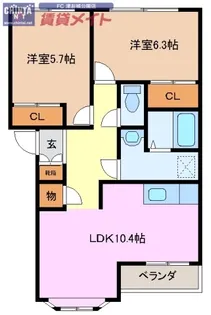 ポラリス【2階】の間取り