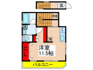 サンライト【2階】の間取り