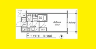 エスリード新大阪グランファースト【7階】の間取り