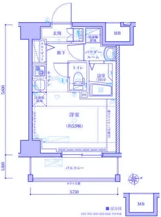 レグラス横濱保土ヶ谷【4階】の間取り