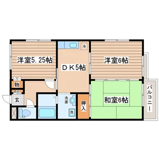 カーサ青山【2階】の間取り