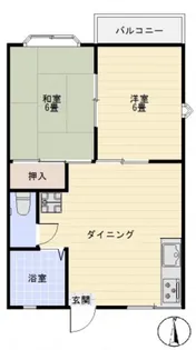 コーポアネックス【1階】の間取り