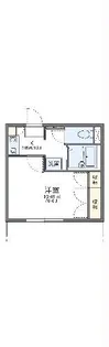 レオパレスカサベルデ【3階】の間取り