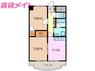 molto・libero【3階】の間取り