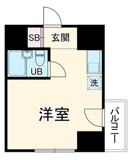 スカイコート西横浜第6【7階】の間取り