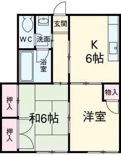 ハイツT.Y【2階】の間取り