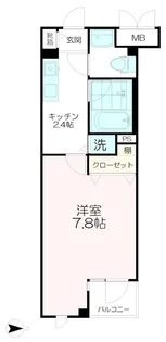グランフォート武蔵野【1階】の間取り