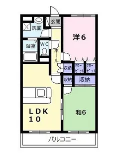 エスポワールM【4階】の間取り