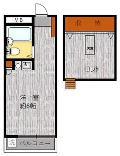 フェレシュテ洗足【2階】の間取り