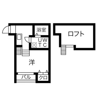 ファンタジアン名駅西【1階】の間取り