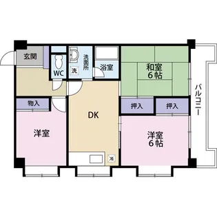 ブランコスタ神明【2階】の間取り