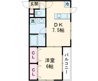 アベリア【2階】の間取り