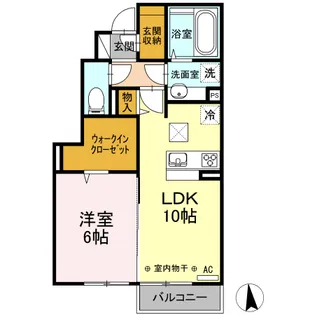 アーバンハイツ30 A棟【1階】の間取り