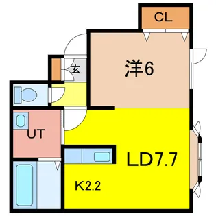 ボックスC【2階】の間取り