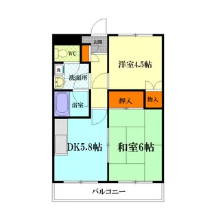 岩崎第2ビル【4階】の間取り