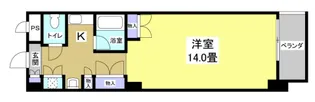 エンブレム元浜【3階】の間取り