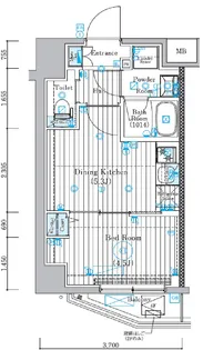ミライズ錦糸町マーロ【2階】の間取り