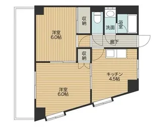 ヨーロピア高麗【4階】の間取り