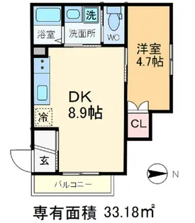Saule Marais(ソールマレ)【1階】の間取り