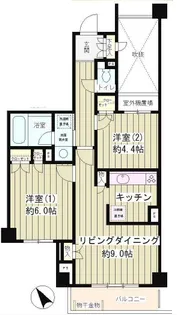 ピュアステージ千歳船橋【3階】の間取り
