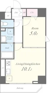 NJ Place【4階】の間取り