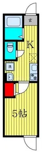 ジェラトーニ鹿骨【2階】の間取り